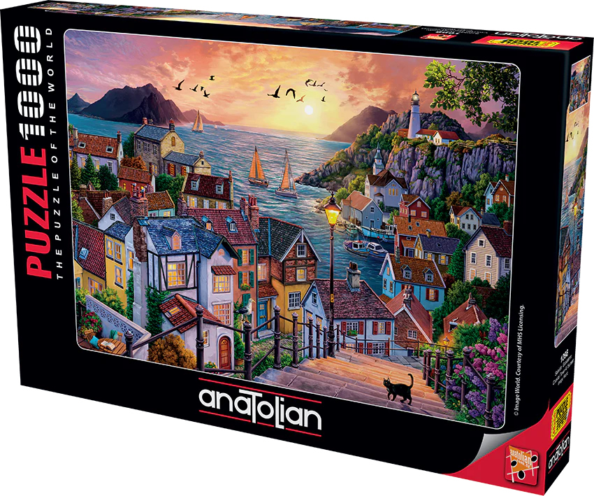 Anatolian - Ville côtière au coucher du soleil