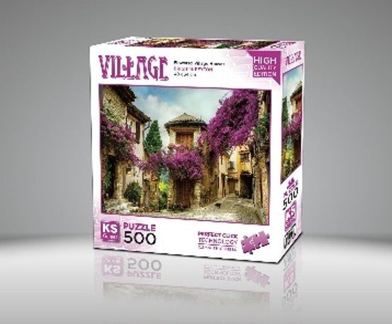 KS Games Flowered Village Houses