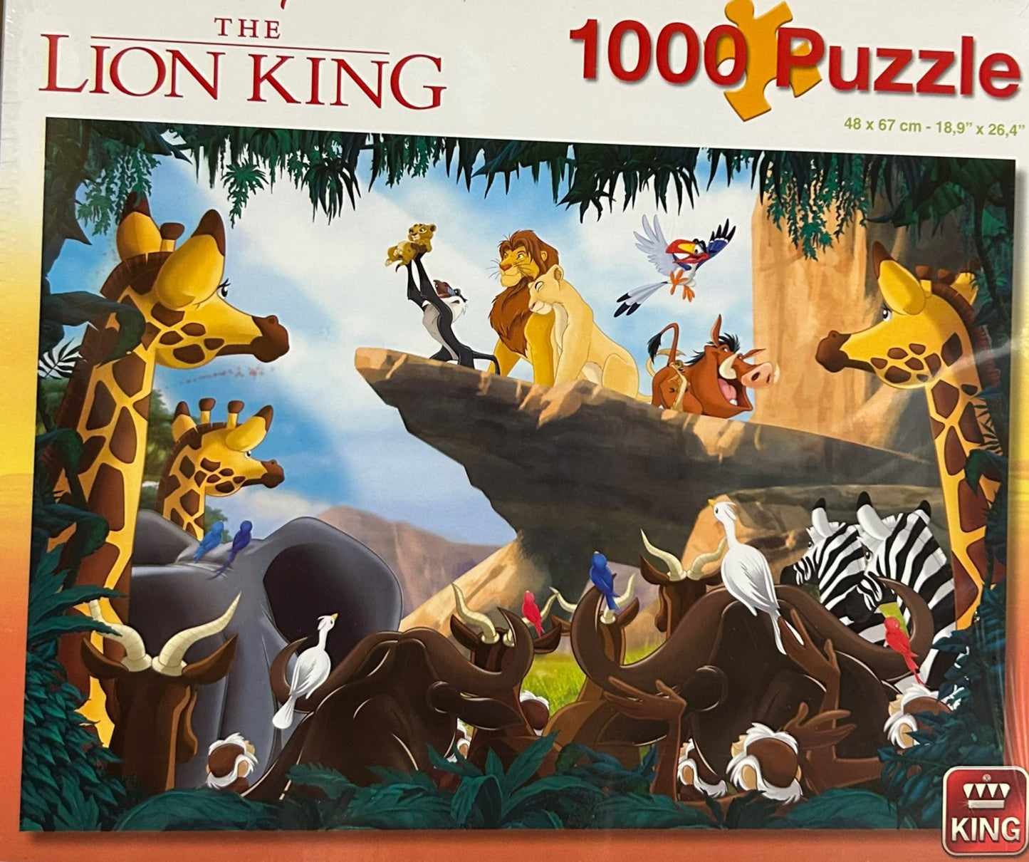 King 1000 Puzzle Lion King - Collectors Edition