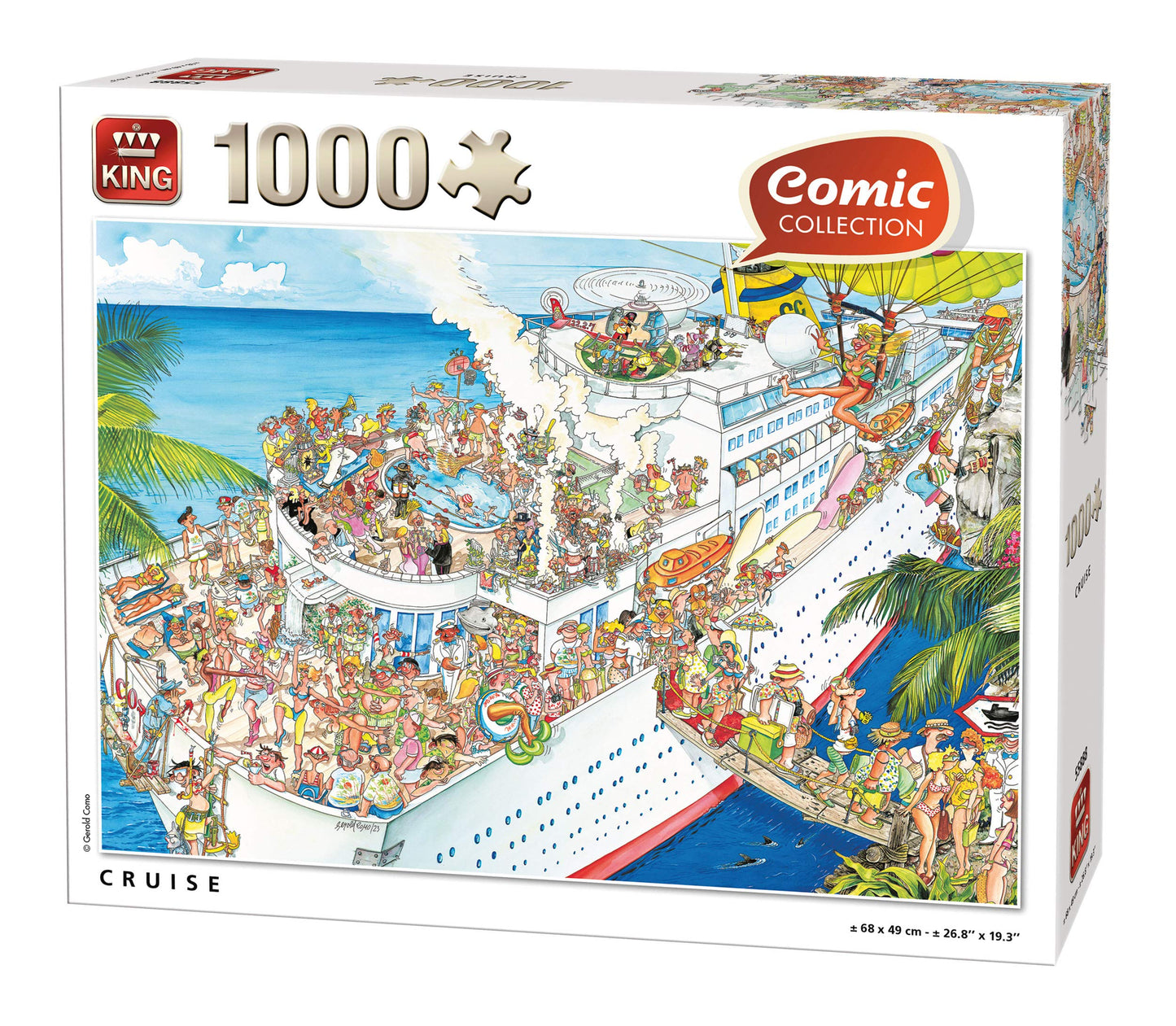 King 1000 Puzzle Comic Cruise