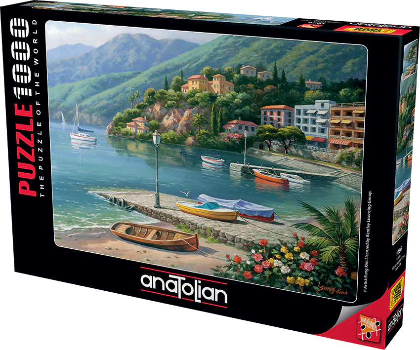 Anatolie - Crique du port à flanc de colline