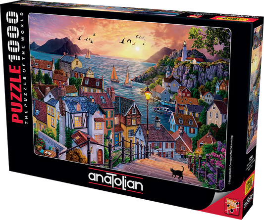 Anatolian - Ville côtière au coucher du soleil