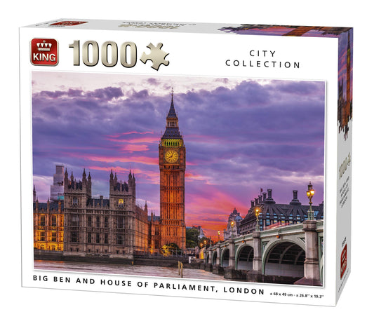 King 1000 Puzzle Big Ben & Parliament
