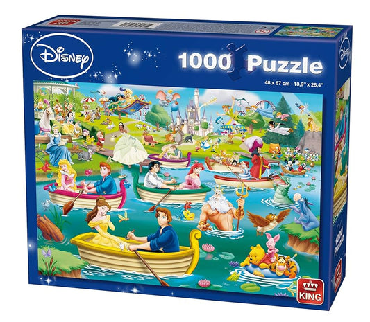 King 1000 Puzzle Disney Fun on the Water
