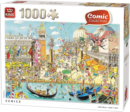 King 1000 Puzzle Comic Venice