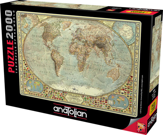 Anatolian - World map