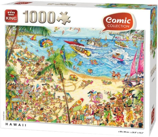 King 1000 Puzzle Comic Hawaii